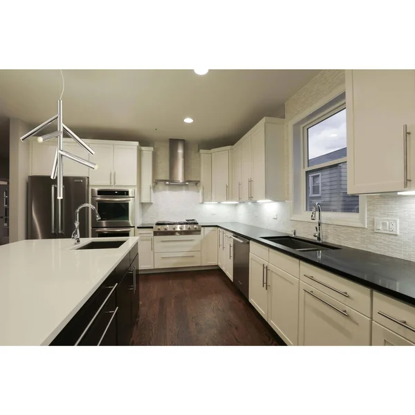 Z-Lite 917-6CH-LED Forest 6 Light Pendant in Chrome