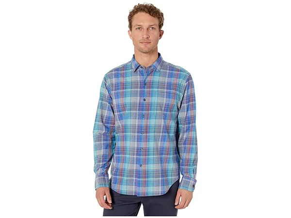 Tommy Bahama Chuckwalla Check Long-Sleeve Woven Shirt - S