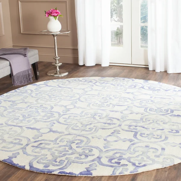 Safavieh Dip Dye Beige & Maroon 7& x 7& Square Rug