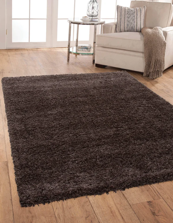 Abacasa Comfort Shag Chocolate Area Rug