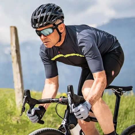 Castelli Unlimited Jersey - L - Vortex Gray