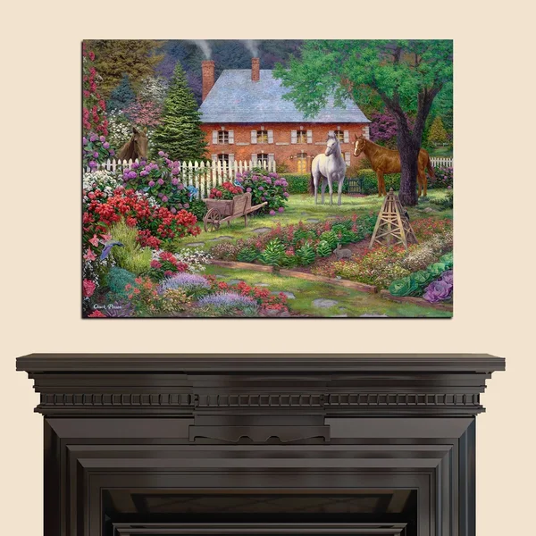 Cortesi Home &The Sweet Garden& by Chuck Pinson, Canvas Wall Art, 40x22 x 54x22
