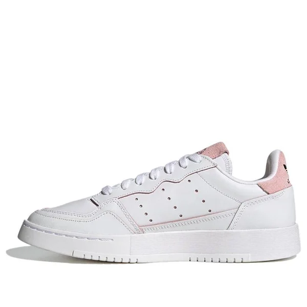 Adidas Womens Supercourt &White Clear Pink& Cloud White/Cloud White/Clear Pink Wmns Sneakers/Shoes FV9709 (US Size 6.5)