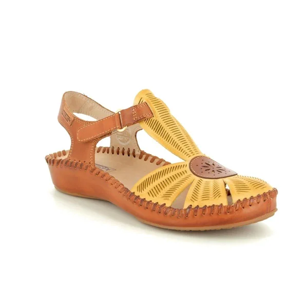 Pikolinos Women's Puerto Vallarta Closed Toe Sandal 655-0575, Size: 35, Sol Calfskin