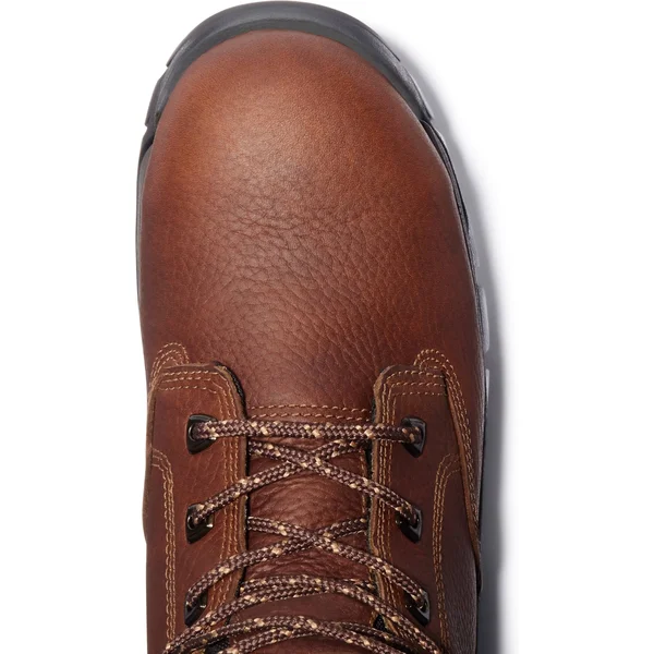 Timberland Pro Men's 6 in. Helix Alloy Toe Waterproof Work Boot - Brown