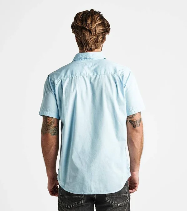 Roark Revival Well Worn Organic Cotton Shirt - Men's Slate Blue, XL
