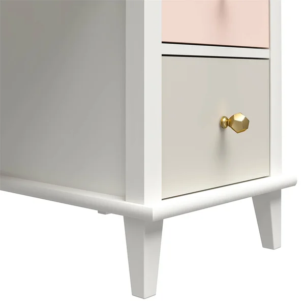 Little Seeds Monarch Hill Poppy Kids& White Desk - Peach/Taupe