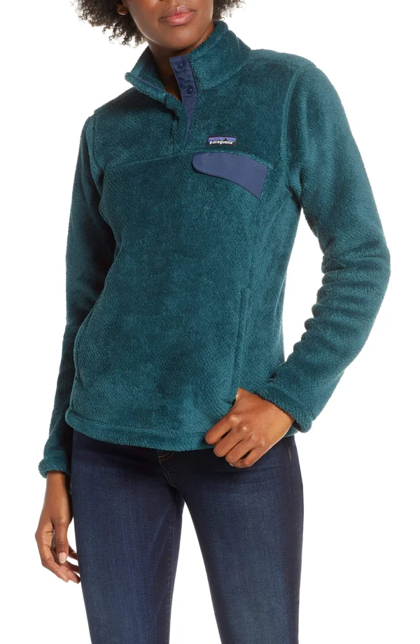 Patagonia Re-Tool Snap-T Fleece Pullover - Women's S Piki Green