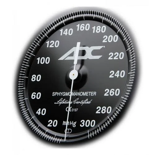 ADC Diagnostix 700 Pocket Aneroid Sphygmomanometer - Red, Adult