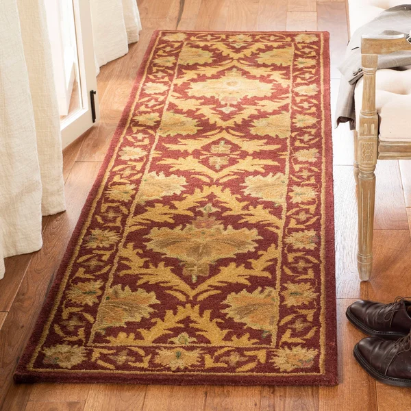Safavieh Antiquities AT54A 3&0x22 x 5&0x22 Wine - Gold Area Rug