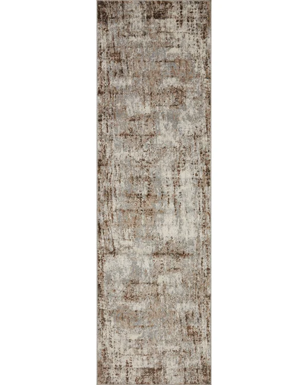Loloi II Austen AUS-01 Natural Mocha Rug - 2 ft 4 in x 10 ft