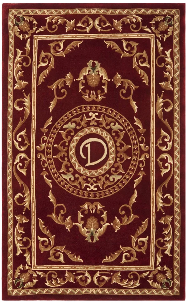 Safavieh Naples NA519D 5& x 8& Burgundy Rug