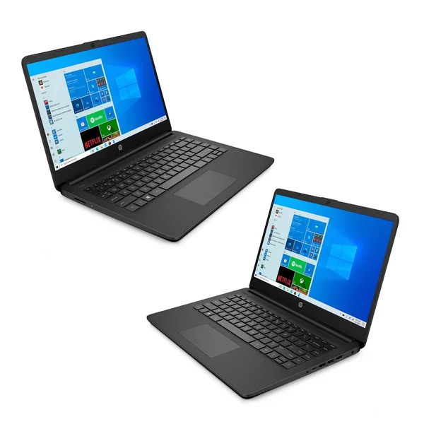 HP 14x22 Laptop with Windows 10 Home in S Mode – AMD Athlon Processor - 4GB Ram - 128GB SSD Storage – Black (14-fq0090tg)