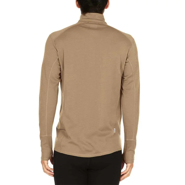 Minus33 Merino Wool Clothing Isolation Men's Midweight Wool 1/4 Zip Blaze Orange, L