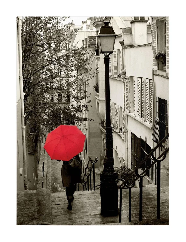 Trademark Fine Art Sue Schlabach &Paris Stroll II& Canvas Art, 35 x 47