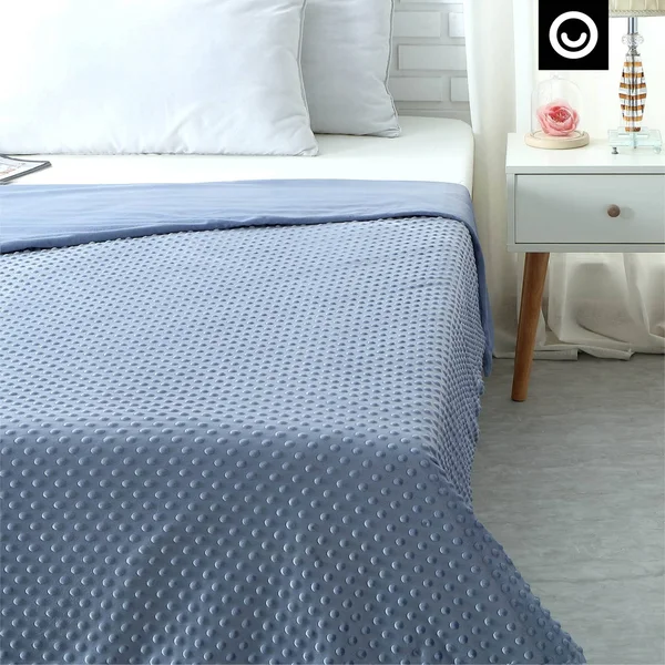 Weighted Blanket Light Blue - 48x72x22 12 lbs
