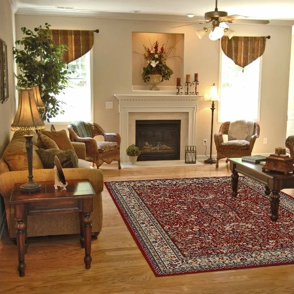 Concord Global 2&3x22 x 7&7x22 Ivory Jewel Sarouk Runner Area Rug