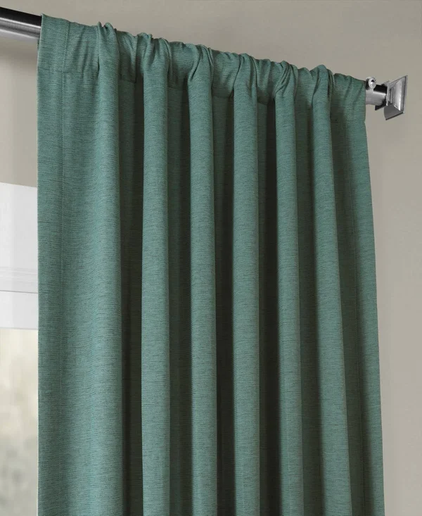 Exclusive Fabrics Jadite Bellino Blackout Curtain Panel