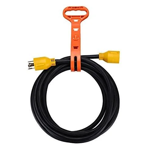 Miady 40ft 30 Amp Generator Cord, 10 Gauge Heavy Duty L14-30 Generator Power Cord Up to 7, 500w with Cord Organizer