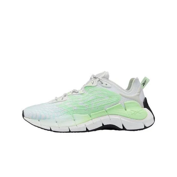 Reebok Women's Zig Kinetica II Running Shoes in Green/Digital Glow Size 7.0