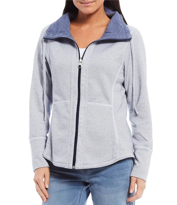 Tommy Bahama Sun Fade Flipside Reversible Full Zip Knit Jacket - Xs