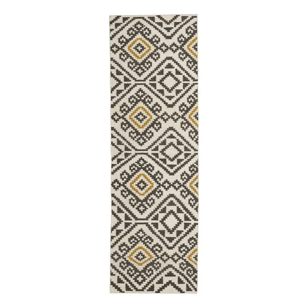 Kaleen Nomad NOM05-38 Charcoal Area Rug Runner 2&6x22 x 8&0x22