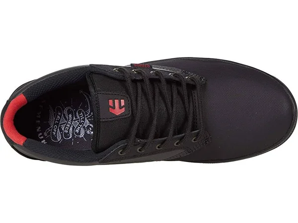 Etnies Jameson Mid Crank Shoes - Black/Dark Grey/Red - US 8