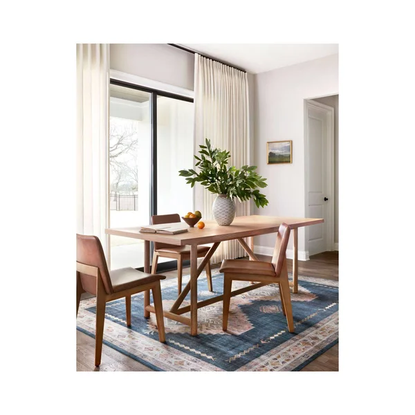 Loloi II Heidi HEI-03 Denim Blush Rug - 5 ft x 7 ft 6 in
