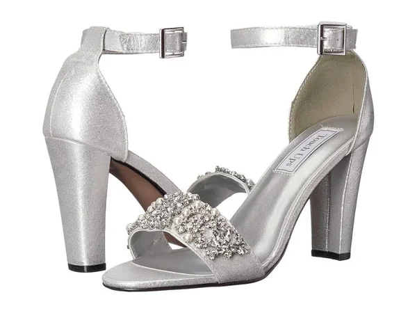 Touch UPS Women's Felicity Jeweled Sandal - Size: 6 M, Silver