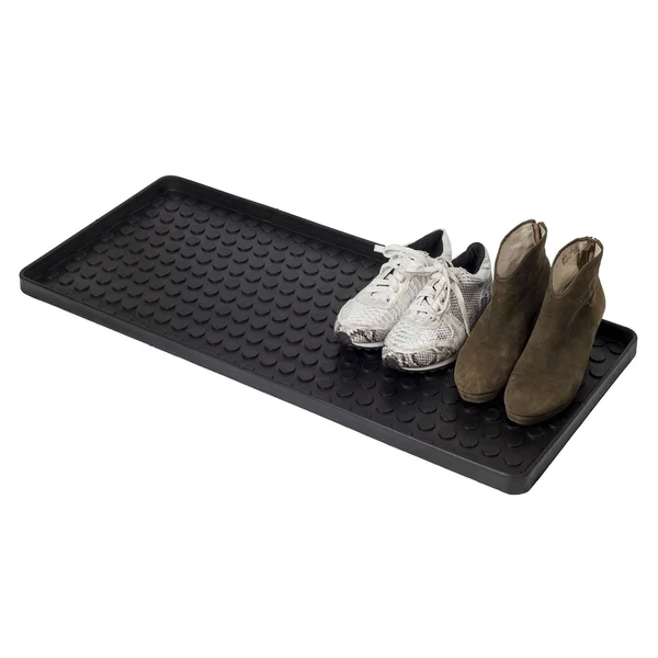 Tica Copenhagen Dot Shoe Tray L - Door Mats Rubber Black - 00532