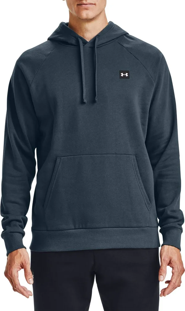 Under Armour Men's Rival Fleece Hoodie - Blue, XL