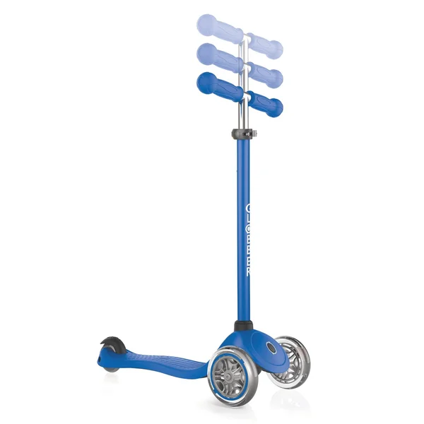Globber Primo 3 Wheel Adjustable Height Scooter (Dark Blue)