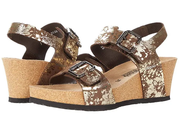 Mephisto Lissandra Dark Brown - Women Cork Footbed - 11
