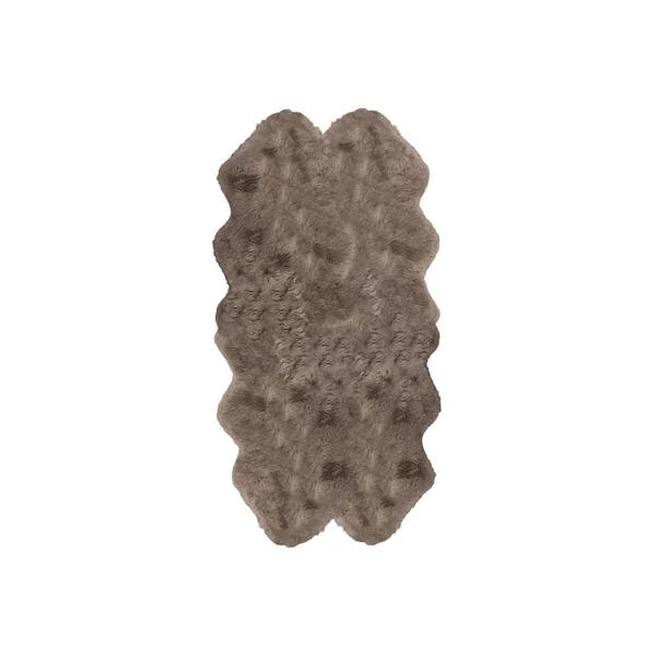48x22 x 72x22 x 2x22 Gray Quattro Sheepskin - Area Rug