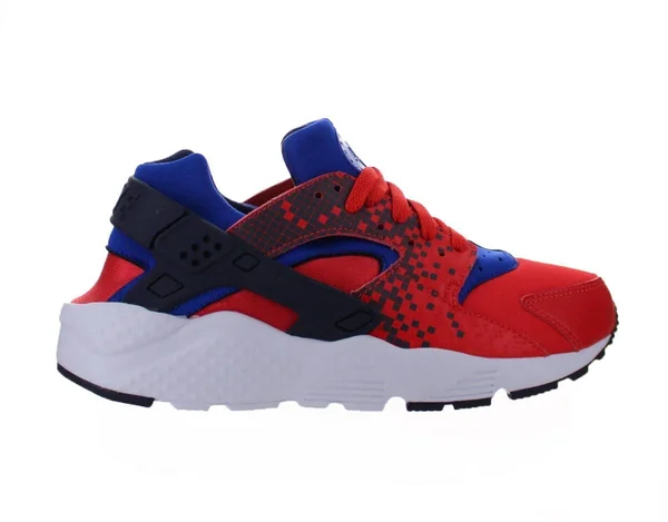 Nike Huarache Run Print GS Light Crimson Obsidian Racer Blue White 704