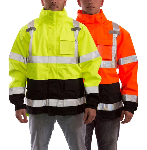 Tingley J24129 Icon Jacket, Fluorescent Orange/Red/Black, Medium