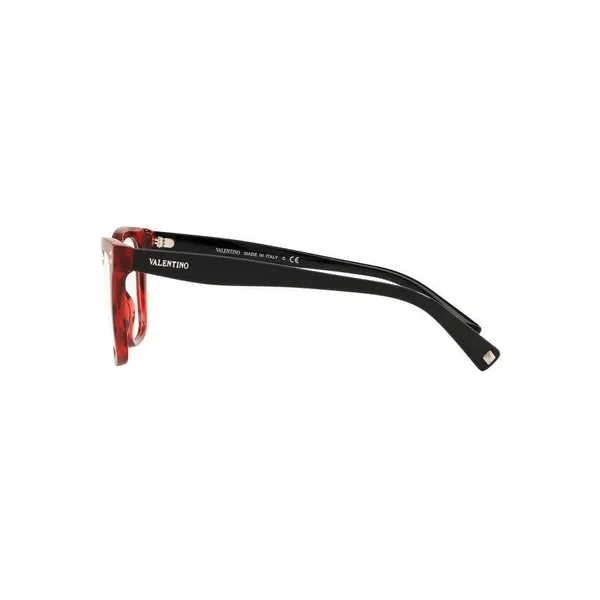 Valentino VA3026 Pillow Eyeglasses, 50-19-140, 5020-HAVANA Red
