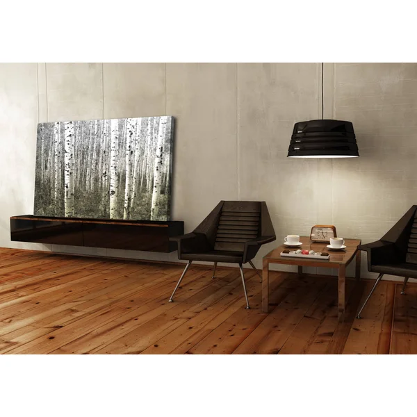Parvez Taj Aspen Highlands Art Print on Premium Canvas 12 x 18