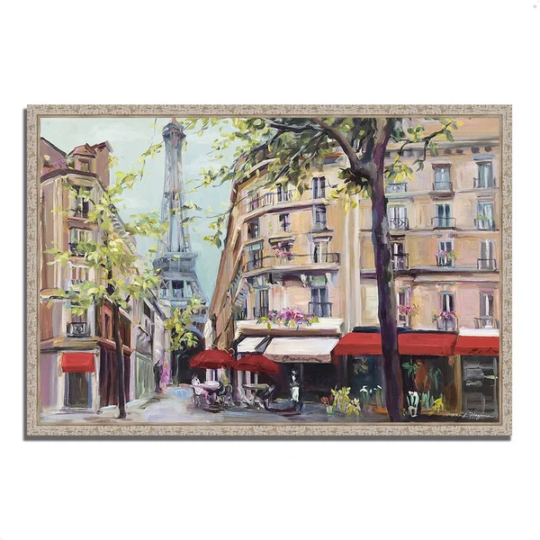 Tangletown Fine Art 32x22 x 47x22 Springtime in Paris by Marilyn Hageman Fine Art Giclee Print