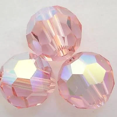 Swarovski 5000 8mm Round Beads Light Rose AB (288 Pieces)