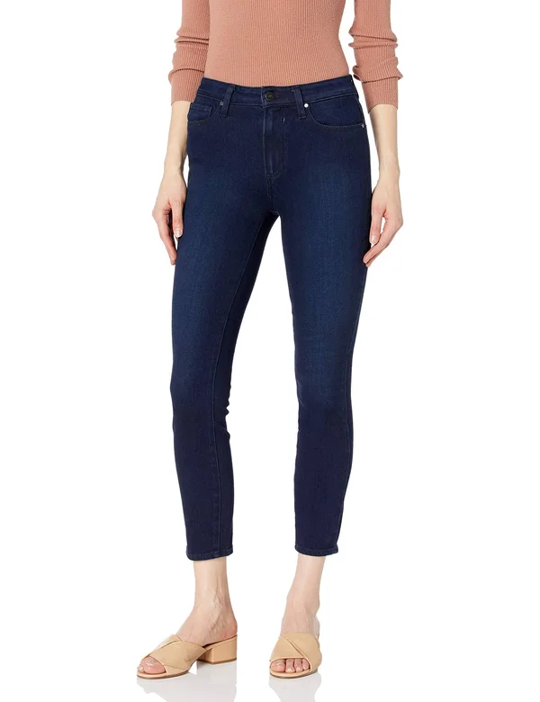 Paige Women's Hoxton Ankle Jeans - Monique - Blue, Size 24