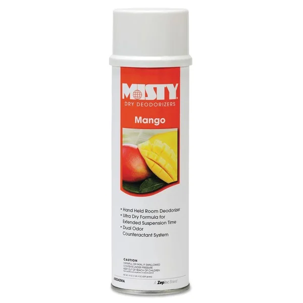 Misty Handheld Air Deodorizer - Mango, 10 oz Aerosol, 12/Carton (1020755)