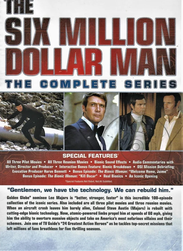 Six Million Dollar Man: The Complete Series DVD