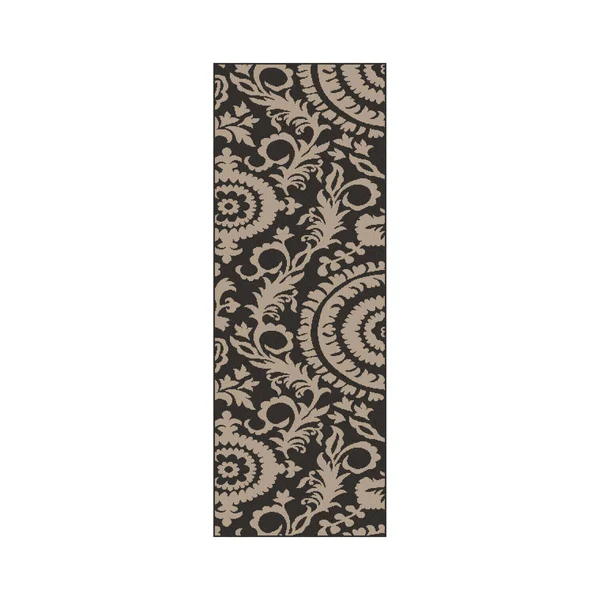 Surya Alfresco ALF-9615 Black Area Rug 5&3x22 x 7&6x22
