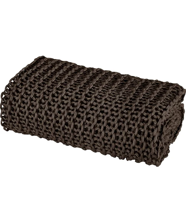 OscarOliver Luca Throw - Chocolate