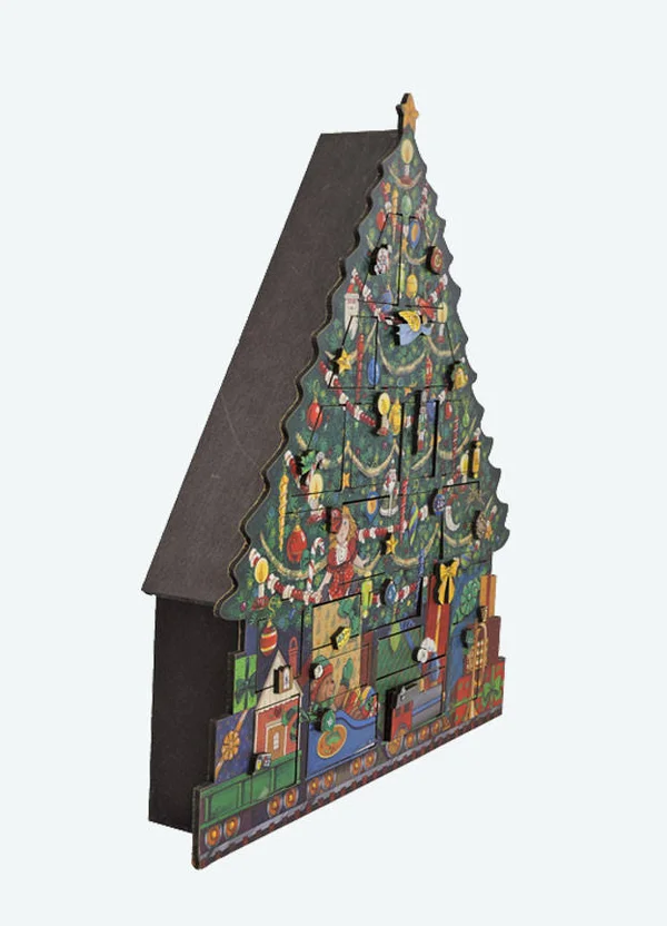 Byers& Choice Christmas Tree Advent Calendar