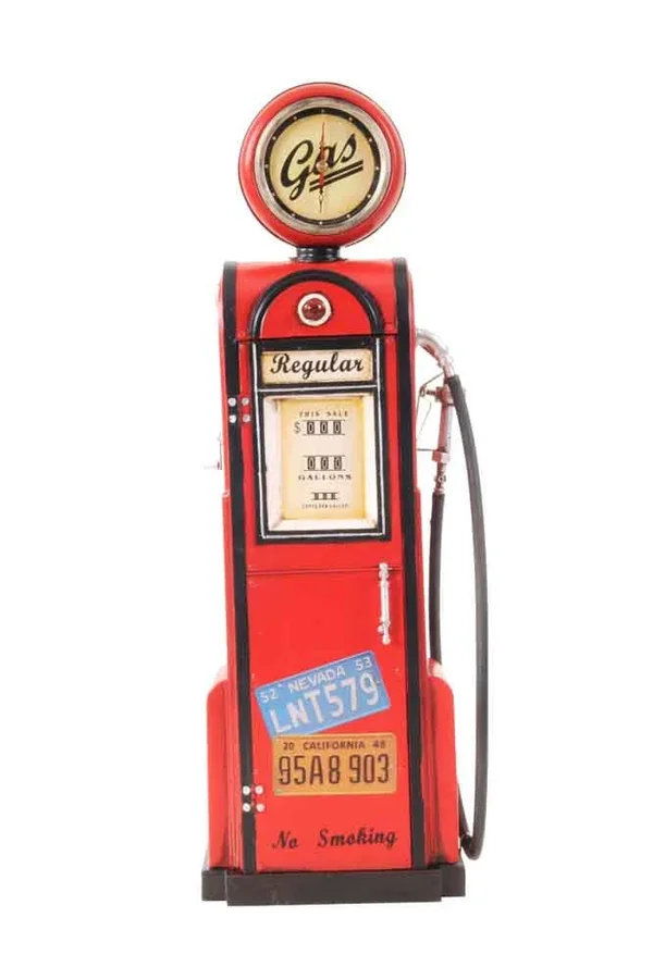 Old Modern Handicrafts AJ012 GAS Pump w/Clock 1:4