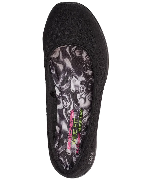 Skechers Women's Microburst One Up Skimmer Sneaker, Size: 5.5, Black