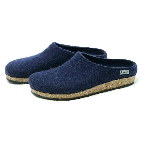 Women's Essenz Wool Clog Navy - 8.5