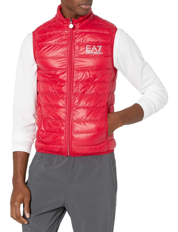 EA7 Down Vest - Red - Waistcoats
